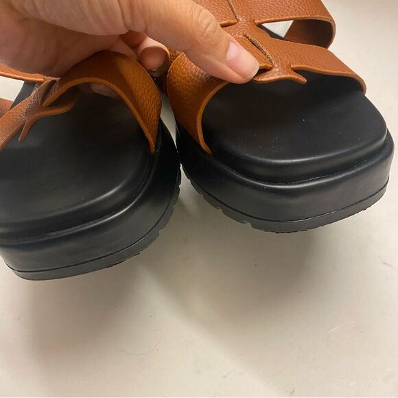 Torrid brown Flatform Gladiator plus size double wide Sandal 10WW - Picture 6 of 9